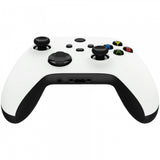 eXtremeRate White Replacement Part Faceplate, Soft Touch Grip Housing Shell Case for Xbox Series S & Xbox Series X Controller Accessories - Controller NOT Included - FX3P308