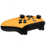 eXtremeRate Yellow Replacement Part Faceplate, Soft Touch Grip Housing Shell Case for Xbox Series S & Xbox Series X Controller Accessories - Controller NOT Included - FX3P311