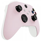eXtremeRate Cherry Blossoms Pink Replacement Part Faceplate, Soft Touch Grip Housing Shell Case for Xbox Series S & Xbox Series X Controller Accessories - Controller NOT Included - FX3P312