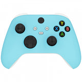 eXtremeRate Heaven Blue Replacement Part Faceplate, Soft Touch Grip Housing Shell Case for Xbox Series S & Xbox Series X Controller Accessories - Controller NOT Included - FX3P313