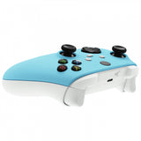 eXtremeRate Heaven Blue Replacement Part Faceplate, Soft Touch Grip Housing Shell Case for Xbox Series S & Xbox Series X Controller Accessories - Controller NOT Included - FX3P313