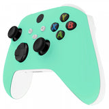 eXtremeRate Mint Green Replacement Part Faceplate, Housing Shell Case for Xbox Series S & Xbox Series X Controller Accessories - Controller NOT Included - FX3P314
