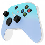 eXtremeRate Heaven Blue Violet Replacement Front Housing Shell for Xbox Series X Controller, Custom Cover Faceplate for Xbox Series S Controller - Controller NOT Included - FX3P341