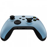eXtremeRate Titanium Blue Replacement Part Faceplate, Grip Housing Shell Case for Xbox Series S & Xbox Series X Controller Accessories - Controller NOT Included - FX3P348