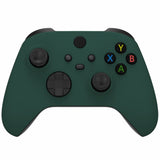 eXtremeRate Racing Green Replacement Part Faceplate, Soft Touch Grip Housing Shell Case for Xbox Series S & Xbox Series X Controller Accessories - Controller NOT Included - FX3P351