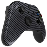 eXtremeRate Graphite Carbon Fiber Pattern Replacement Part Faceplate, Soft Touch Grip Housing Shell Case for Xbox Series S & Xbox Series X Controller Accessories - Controller NOT Included - FX3S217