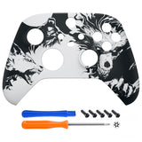 eXtremeRate New Wolve Soul Replacement Part Faceplate, Soft Touch Grip Housing Shell Case for Xbox Series S & Xbox Series X Controller Accessories - Controller NOT Included - FX3T109