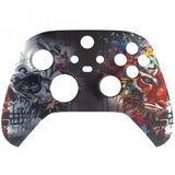 eXtremeRate Tiger Skull Replacement Part Faceplate, Soft Touch Grip Housing Shell Case for Xbox Series S & Xbox Series X Controller Accessories - Controller NOT Included - FX3T113