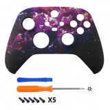 eXtremeRate Surreal Lava Replacement Part Faceplate, Soft Touch Grip Housing Shell Case for Xbox Series S & Xbox Series X Controller Accessories - Controller NOT Included - FX3T126