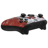 eXtremeRate Impression Canada Flag Replacement Part Faceplate, Soft Touch Grip Housing Shell Case for Xbox Series S & Xbox Series X Controller Accessories - Controller NOT Included - FX3T153