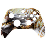 eXtremeRate Valkyrie - Chooser of The Slain Replacement Part Faceplate, Soft Touch Grip Housing Shell Case for Xbox Series S & Xbox Series X Controller Accessories - Controller NOT Included - FX3T164