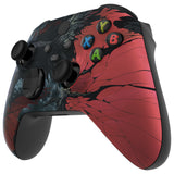 eXtremeRate Roaring Dragon Replacement Part Faceplate, Soft Touch Grip Housing Shell Case for Xbox Series S & Xbox Series X Controller Accessories - Controller NOT Included - FX3T165
