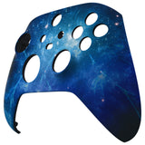 eXtremeRate Blue Nebula Replacement Part Faceplate, Soft Touch Grip Housing Shell Case for Xbox Series S & Xbox Series X Controller Accessories - Controller NOT Included - FX3T172