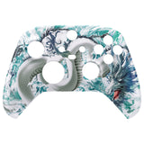 eXtremeRate Jade Dragon - Cloud Dominator Replacement Part Faceplate, Soft Touch Grip Housing Shell Case for Xbox Series S & Xbox Series X Controller Accessories - Controller NOT Included - FX3T173