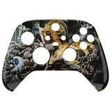 eXtremeRate Decay of Honor Nebula Replacement Part Faceplate, Soft Touch Grip Housing Shell Case for Xbox Series S & Xbox Series X Controller Accessories - Controller NOT Included - FX3T174