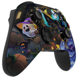 eXtremeRate Glow in Dark - Halloween Candy Night Replacement Part Faceplate, Soft Touch Grip Housing Shell Case for Xbox Series S & Xbox Series X Controller Accessories - Controller NOT Included - FX3T177