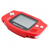 eXtremeRate Red Solid Full Housing Shell Buttons with Screen Len for Game Boy Advance - GBA0008GC