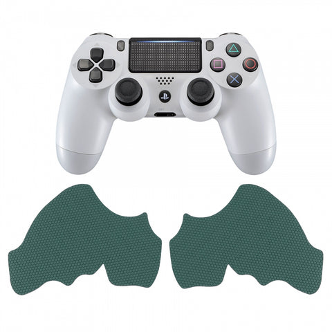 eXtremeRate Pine Green 1 Pair Non-slip Left Right Grips Decal for PS4 Slim Pro Controller - GC00235