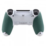 eXtremeRate Pine Green 1 Pair Non-slip Left Right Grips Decal for PS4 Slim Pro Controller - GC00235