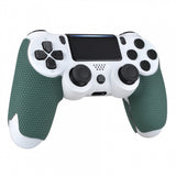 eXtremeRate Pine Green 1 Pair Non-slip Left Right Grips Decal for PS4 Slim Pro Controller - GC00235