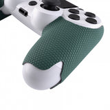 eXtremeRate Pine Green 1 Pair Non-slip Left Right Grips Decal for PS4 Slim Pro Controller - GC00235