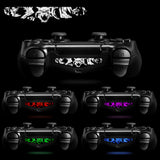 eXtremeRate For PS4 Light Bar Affixed (30) Black and White Game Decal- GCLS0013