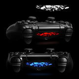 eXtremeRate For PS4 Light Bar Affixed (30) Black and White Game Decal- GCLS0013