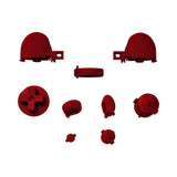 eXtremeRate Scarlet Red Repair ABXY D-pad Z L R Keys for Nintendo GameCube Controller, DIY Replacement Full Set Buttons Thumbsticks & Tools for Nintendo GameCube Controller - Controller NOT Included - GCNJ2001