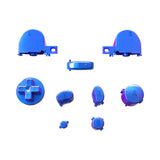 eXtremeRate Chameleon Purple Blue Repair ABXY D-pad Z L R Keys for Nintendo GameCube Controller, DIY Replacement Full Set Buttons Thumbsticks for Nintendo GameCube Controller - Controller NOT Included - GCNJ2003