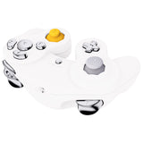 eXtremeRate Chrome Silver Repair ABXY D-pad Z L R Keys for Nintendo GameCube Controller, DIY Replacement Full Set Buttons Thumbsticks & Tools for Nintendo GameCube Controller - Controller NOT Included - GCNJ3002