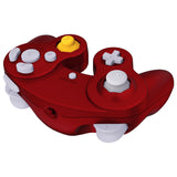 eXtremeRate Scarlet Red Replacement Faceplate Backplate with Buttons for Nintendo GameCube Controller - GCNP3001