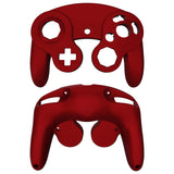 eXtremeRate Scarlet Red Replacement Faceplate Backplate with Buttons for Nintendo GameCube Controller - GCNP3001