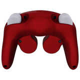 eXtremeRate Scarlet Red Replacement Faceplate Backplate with Buttons for Nintendo GameCube Controller - GCNP3001