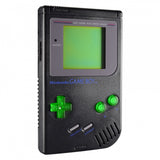 eXtremeRate Transparent Green  A B Buttons Dpad Control Complete Kit for Gameboy Classic Fat DMG-01 - GFAJ0011GC