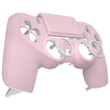 eXtremeRate Cherry Blossoms Pink Ghost Replacement Faceplate Touchpad, Redesigned Housing Shell Touch Pad Compatible with PS4 Slim Pro Controller JDM-040/050/055 - Controller NOT Included - GHP4P004