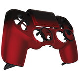 eXtremeRate Shadow Scarlet Red Replacement Faceplate Touchpad, Redesigned Soft Touch Housing Shell Touch Pad Compatible with PS4 Slim Pro Controller JDM-040/050/055 - Controller NOT Included - GHP4P005