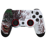eXtremeRate Clown HAHAHA Ghost Replacement Faceplate Touchpad Cover, Redesigned Housing Shell Case Touch Pad Compatible with PS4 Slim Pro Controller JDM-040/050/055 - Controller NOT Included - GHP4T002