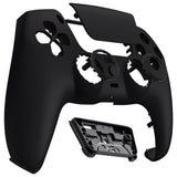 eXtremeRate LUNA Redesigned Black Soft Touch Front Shell Touchpad Compatible with ps5 Controller BDM-010 BDM-020 BDM-030, DIY Replacement Housing Custom Touch Pad Cover Compatible with ps5 Controller - GHPFP001
