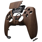 LUNA Redesigned Wood Grain Front Shell Touchpad Compatible with ps5 Controller BDM-010 BDM-020 BDM-030, DIY Replacement Housing Custom Touch Pad Cover Compatible with ps5 Controller - GHPFS002