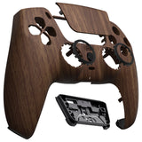 LUNA Redesigned Wood Grain Front Shell Touchpad Compatible with ps5 Controller BDM-010 BDM-020 BDM-030, DIY Replacement Housing Custom Touch Pad Cover Compatible with ps5 Controller - GHPFS002