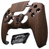 LUNA Redesigned Wood Grain Front Shell Touchpad Compatible with ps5 Controller BDM-010 BDM-020 BDM-030, DIY Replacement Housing Custom Touch Pad Cover Compatible with ps5 Controller - GHPFS002