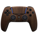 LUNA Redesigned Wood Grain Front Shell Touchpad Compatible with ps5 Controller BDM-010 BDM-020 BDM-030, DIY Replacement Housing Custom Touch Pad Cover Compatible with ps5 Controller - GHPFS002