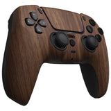 LUNA Redesigned Wood Grain Front Shell Touchpad Compatible with ps5 Controller BDM-010 BDM-020 BDM-030, DIY Replacement Housing Custom Touch Pad Cover Compatible with ps5 Controller - GHPFS002