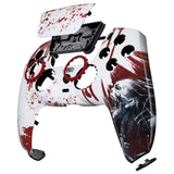 eXtremeRate LUNA Redesigned Blood Zombie Front Shell Touchpad Compatible with ps5 Controller BDM-010/020/030/040, DIY Replacement Housing Custom Touch Pad Cover Compatible with ps5 Controller - GHPFT002