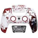 eXtremeRate LUNA Redesigned Blood Zombie Front Shell Touchpad Compatible with ps5 Controller BDM-010/020/030/040, DIY Replacement Housing Custom Touch Pad Cover Compatible with ps5 Controller - GHPFT002