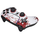 eXtremeRate LUNA Redesigned Blood Zombie Front Shell Touchpad Compatible with ps5 Controller BDM-010/020/030/040, DIY Replacement Housing Custom Touch Pad Cover Compatible with ps5 Controller - GHPFT002