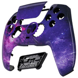 eXtremeRate LUNA Redesigned Nebula Galaxy Front Shell Touchpad Compatible with ps5 Controller BDM-010 BDM-020 BDM-030, DIY Replacement Housing Custom Touch Pad Cover Compatible with ps5 Controller - GHPFT005