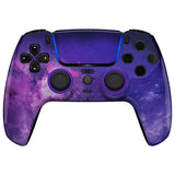 eXtremeRate LUNA Redesigned Nebula Galaxy Front Shell Touchpad Compatible with ps5 Controller BDM-010 BDM-020 BDM-030, DIY Replacement Housing Custom Touch Pad Cover Compatible with ps5 Controller - GHPFT005