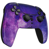 eXtremeRate LUNA Redesigned Nebula Galaxy Front Shell Touchpad Compatible with ps5 Controller BDM-010/020/030/040, DIY Replacement Housing Custom Touch Pad Cover Compatible with ps5 Controller - GHPFT005