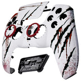 eXtremeRate LUNA Redesigned Wild Attack Front Shell Touchpad Compatible with ps5 Controller BDM-010 BDM-020 BDM-030, DIY Replacement Housing Custom Touch Pad Cover Compatible with ps5 Controller - GHPFT007